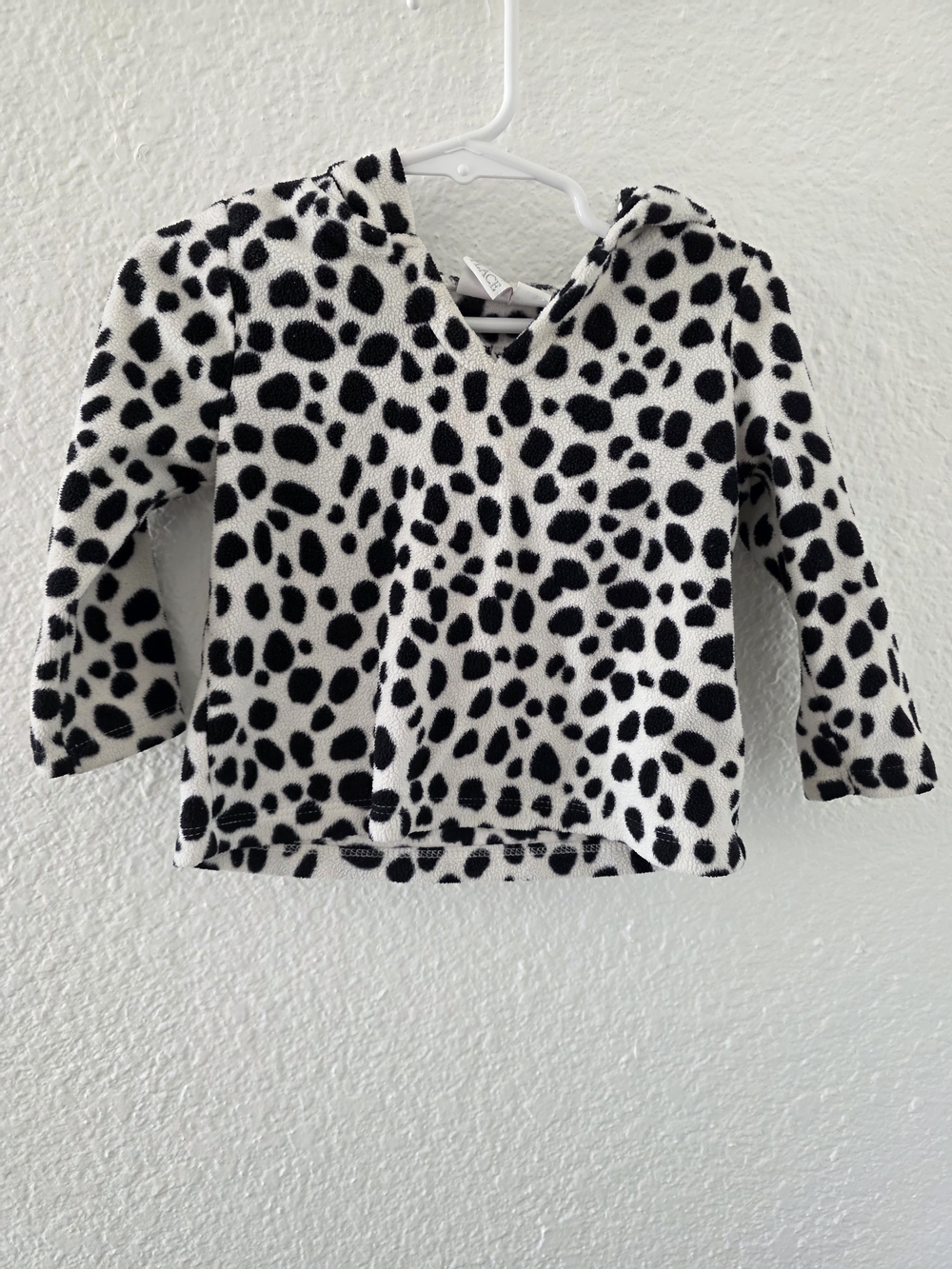 The Children's Place Black and White Dalmatian Hooded Top